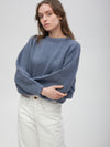 Balloon Sleeve Sweater / Slate