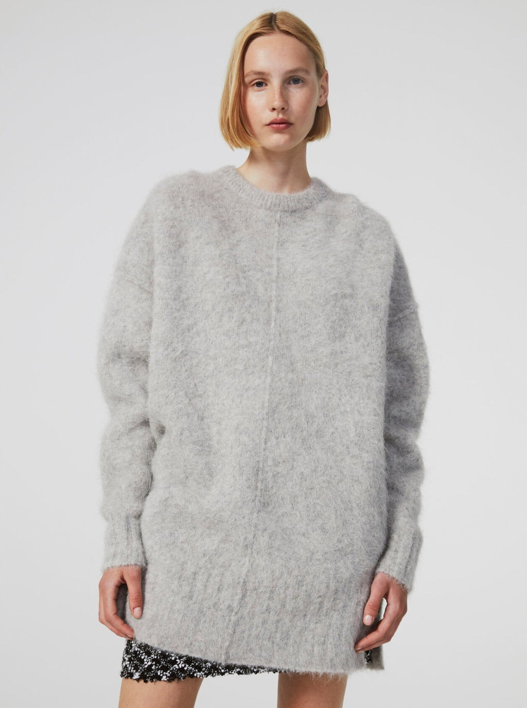 Mirembe Knitted Sweater / Light Grey