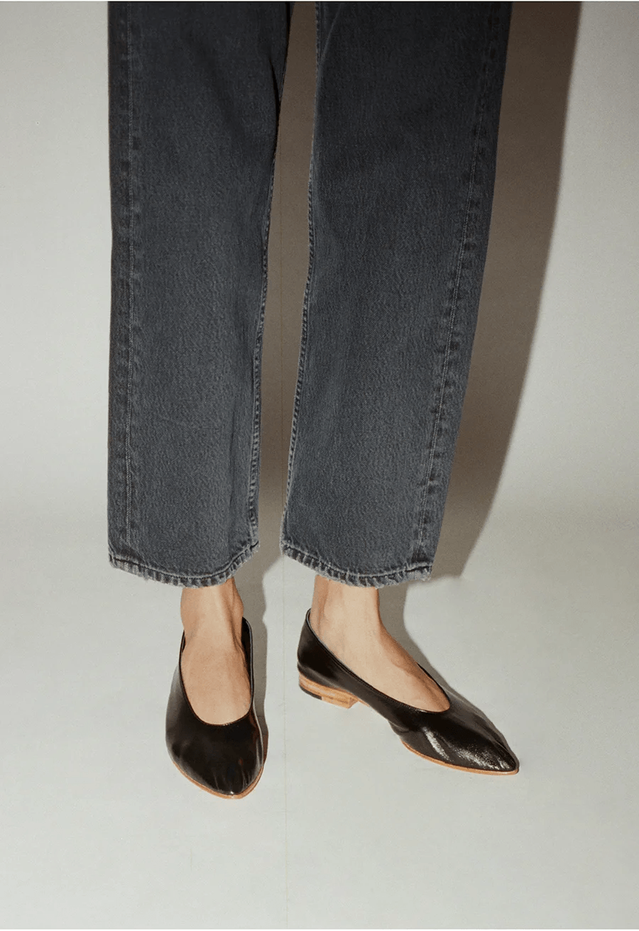 Martiniano Party Flat in Black | Auralie