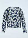 Tulle T-Shirt Floral Print / Blue