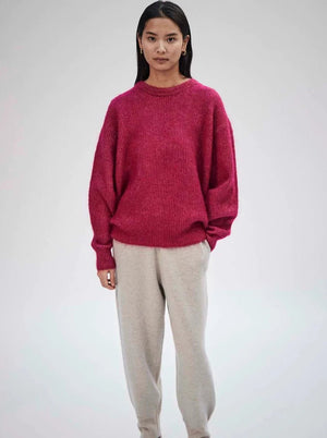 Cocoon Sweater / Raspberry