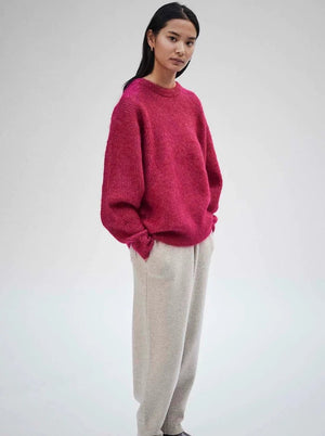 Cocoon Sweater / Raspberry